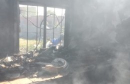 Incendio generalizado en una vivienda de 149 norte entre 15 y 16