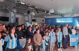 El triunfo argentino se vivió en el CEVECIM: “Es una victoria mas frente a los usurpadores”