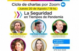 Charla virtual sobre seguridad en tiempos de pandemia