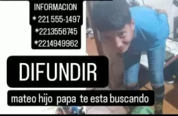 Intensa búsqueda de Mateo Bacciadone