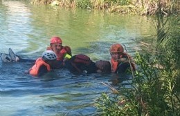 Capacitación Rescate Corpi para trabajar "en inundaciones con correntadas o adaptándolo a las zonas que tenemos nosotros"