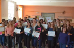 Entregaron certificados a auxiliares que culminaron el curso de Gestión y Abordaje Integral del SAE