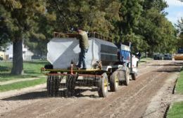 Prueba piloto en El Carmen para una mayor durabilidad del arreglo de calles de tierra