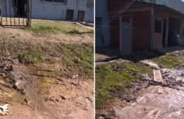 Vecinos reclaman por pérdida de agua en cañas y baja presión en canillas