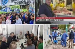 Oficialismo y oposición en ebullición y un país a la espera de los cambios económicos con una inflación de 3,7 %