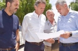 Cagliardi y Mincarelli recorrieron obras en El Carmen junto al ministro Katopodis