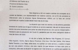 Ciudad sin agua: La oposición realizó una presentación ante la Defensoría del Pueblo