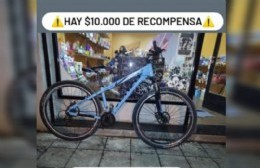 Le robaron la bicicleta y ofrece una recompensa para recuperarla