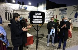 Quedó inaugurada la plaza “Turco Brahim” en la calle Nueva York: “Es un espacio de contención, con amor”