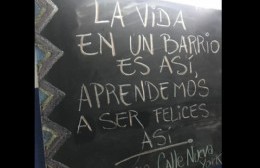 "Acá tenemos un montón de chicos que no van a volver a la escuela, quieren ayudar a sus mamás"