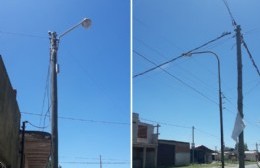 Sin alumbrado público desde hace un mes: la problemática de los vecinos de calle 28 entre 157 y 158