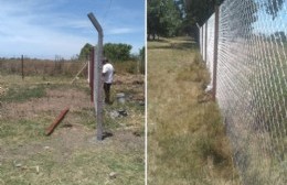 Se completó el cierre perimetral del Cementerio Parque