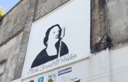 Mural homenaje a María Bernabitti de Roldán: "Para quienes lucharon por una patria más justa"