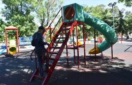 Sustancial mejora en los juegos de Plaza Almafuerte