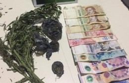 Joven aprehendido por venta de marihuana en la vía pública