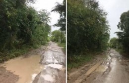 Calle El Ombú: Intransitable y a la espera de una intervención municipal