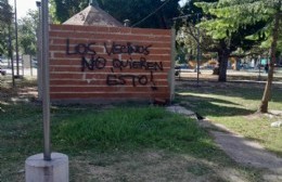 Indignación de vecinos por edificación en Plaza Almafuerte: "No queremos esto"