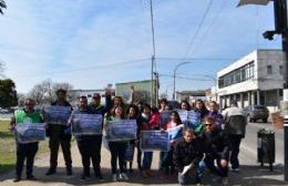 Manifestación en Avenida Montevideo: Gremios de la salud y docentes visibilizaron sus problemáticas