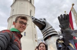 Jóvenes de la colectividad lituana y su experiencia en un viaje único