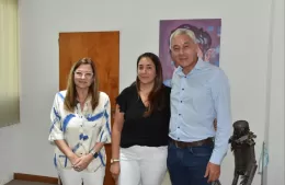 Cagliardi recibió a la ministra de las Mujeres bonaerense