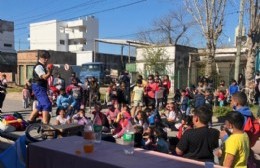 El Frente Grande y el Dia de las Niñeces en Villa Nueva: "Ver la alegría de los pibes y pibas te da una satisfacción enorme"