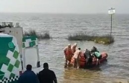 Kayakista muerto en la costa de Punta Lara