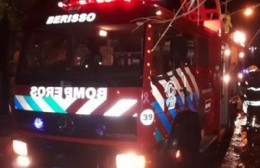 Principio de incendio en una casa de 13 entre 151 y 152