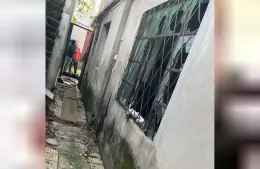Hombre violento se atrincheró en su vivienda