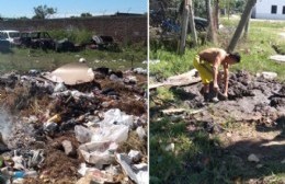 Caños rotos, basura y roedores en San José Obrero: Los vecinos intentan soluciones con sus propios medios