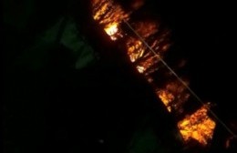 Incendio en casilla de El Carmen y campaña solidaria para ayudar a los damnificados