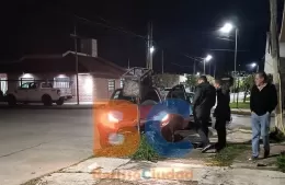 Fuerte choque en 24 y 164