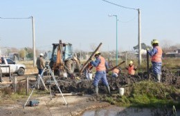 Último tramo de la obra de red cloacal en Barrio ProCreAr