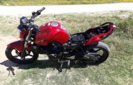 Hallaron moto abandonado en 30 y 153