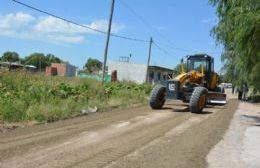 Más de cien cuadras fueron reparadas con material estabilizado en los barrios de la Delegación Municipal Zona I