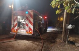 Incendio en una vivienda de 17 y 152 norte