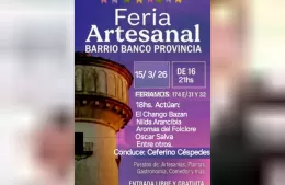 Se viene una nueva feria artesanal en el barrio Banco Provincia