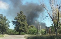 Principio de incendio en la zona de tanques de YPF