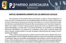 El PJ local cuestiona la "destrucción" del Servicio Local de Niñez y Adolescencia