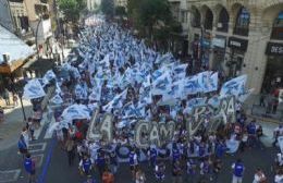 La JP La Cámpora participó de la concentración que marchó de la ex ESMA hasta la Plaza de Mayo