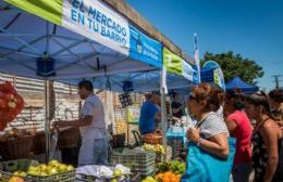 El "Mercado en tu Barrio" se instala en Plaza 17 de Octubre y en el Parque Cívico