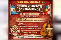 Impulsan una cruzada solidaria para ayudar a afectados por inundaciones en Santiago del Estero