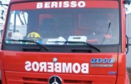 Se incendió un auto en 159 entre 13 y 14