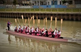 "El despertar del dragón", una ceremonia para ponderar la lucha contra el cáncer de mama