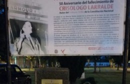 Homenaje a Crisólogo Larralde: "Murió en nuestro distrito haciendo su último discurso en defensa de los trabajadores"