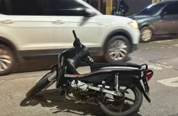 Otro choque entre moto y auto