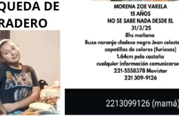 Búsqueda de paradero: Morena Zoe Varela, 15 años