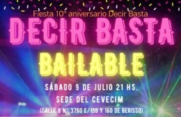 En modo "bailable", se viene la fiesta por el 10° aniversario de Decir Basta