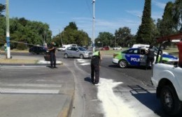 Derrame de combustible en la Avenida 122