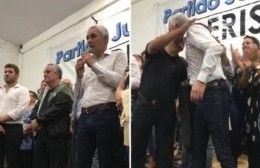 Nueva conducción del PJ con el candidato proscripto Mario "El perro" Helguera presente