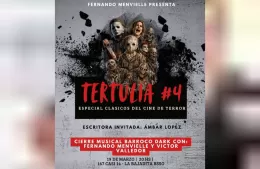 Llega una nueva Tertulia en Berisso con literatura, cine de terror y música dark